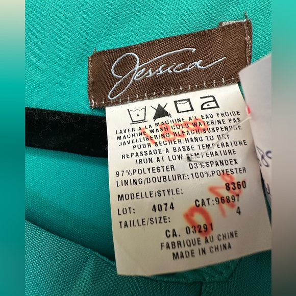 Jessica Green Dress Size 4 - Picture 6 of 13